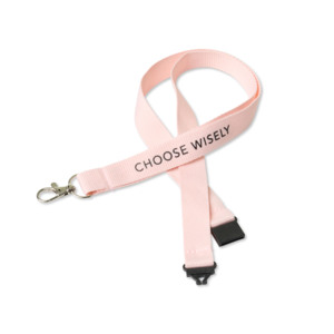 A great environmental choice! A lanyard in recycled polyester (R-PET). 900 mm long x 20 mm wide. It is also available in 10/15/25 mm widths. Optional PMS on the belt already from 100 pcs at no extra cost. Repeated 1-color print, snap hook and safety buckle included. Minimum order quantity: 100 pcs. If extra printing ink is desired, 0.80 SEK / color will be added. Standard cost 780 SEK / color (Recommended price)